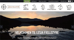 Desktop Screenshot of lesja-fjellstyre.no
